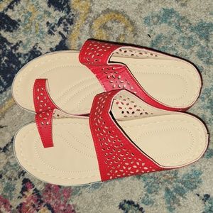 Red Sandals